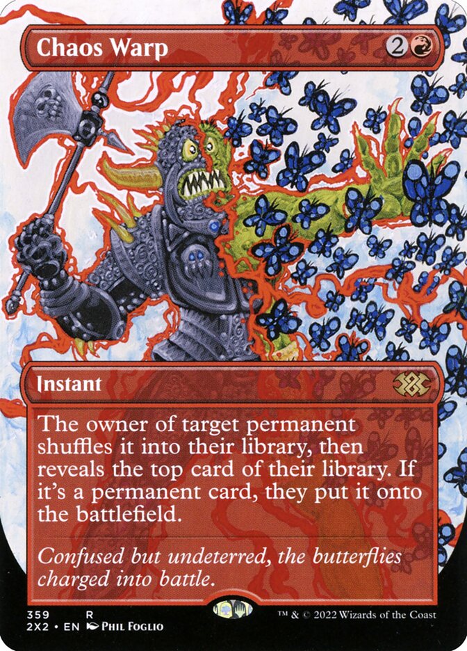 Chaos Warp 2X2-359 Double Masters 2022 Magic card