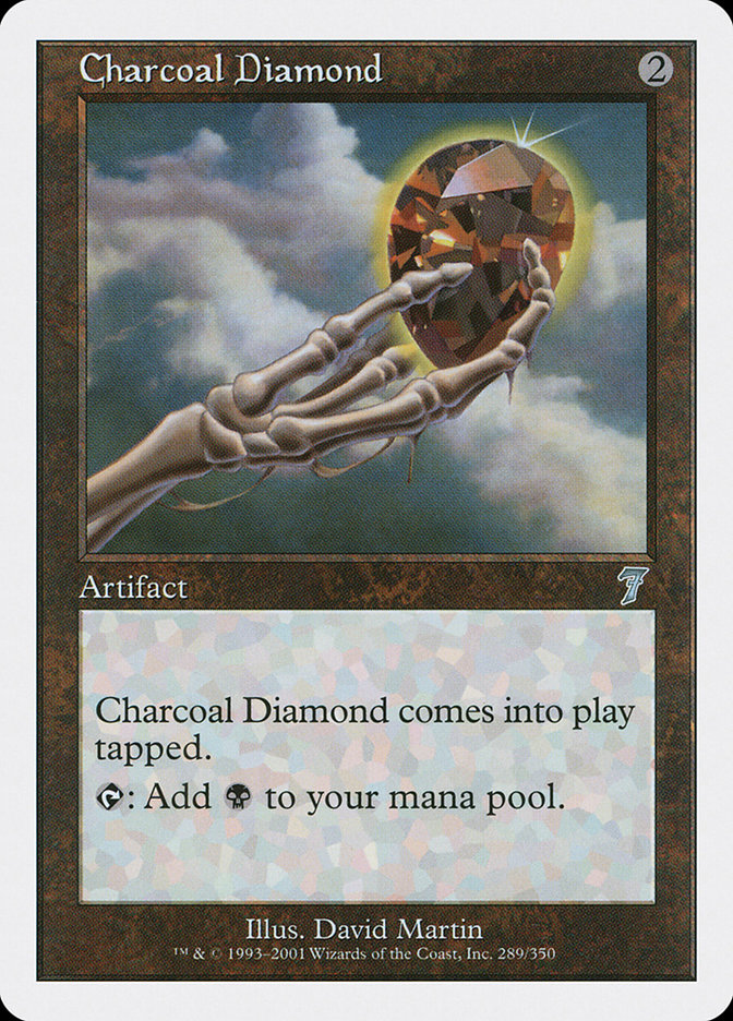 Charcoal Diamond 7ED-289 Seventh Edition Magic card
