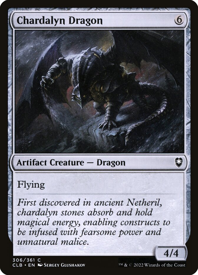 Chardalyn Dragon CLB-306 Commander Legends: Battle for Baldur's Gate Magic card