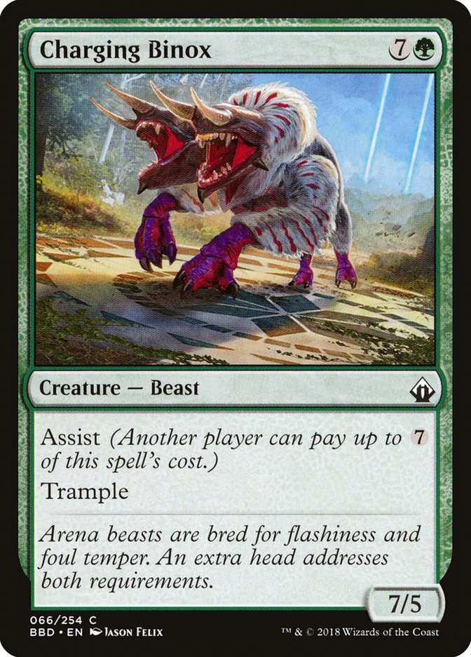 Charging Binox BBD-66 Battlebond Magic card
