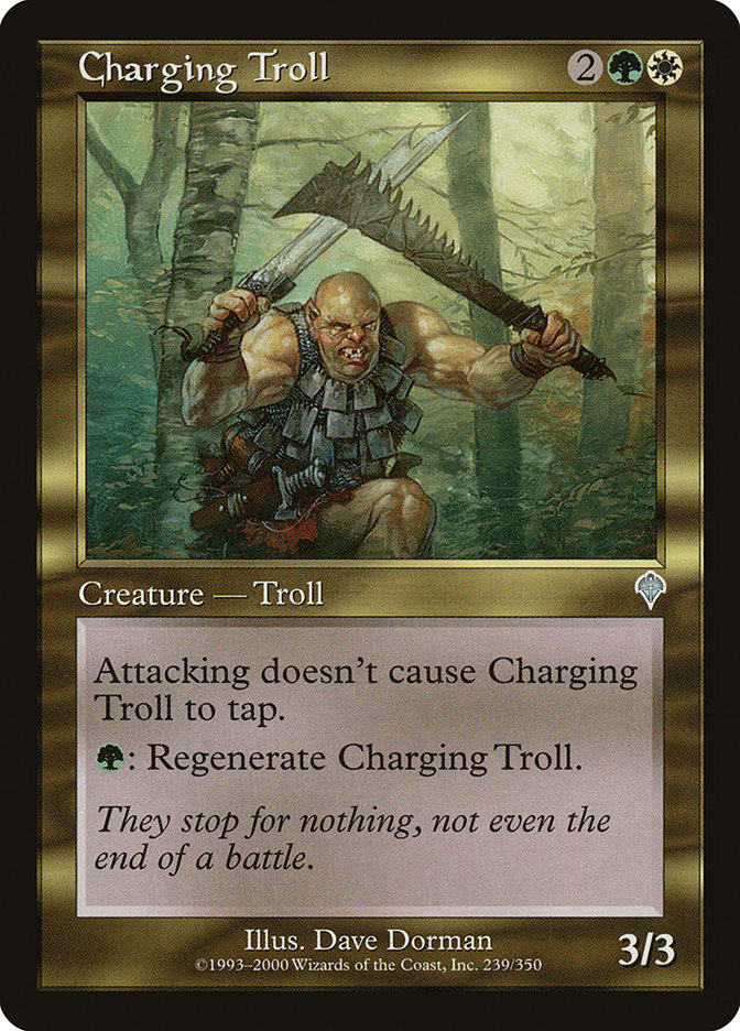 Charging Troll INV-239 Invasion Magic card