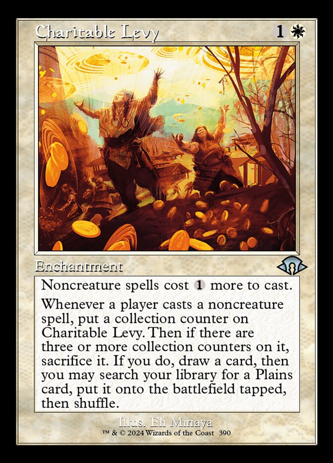 Charitable Levy MH3-390 Modern Horizons 3 Magic card