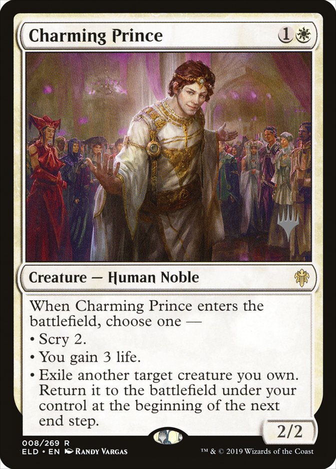 Charming Prince PELD-8P Throne of Eldraine Promos Magic card