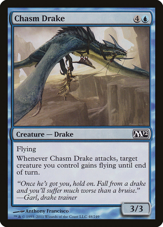 Chasm Drake M12-48 Magic 2012 Magic card