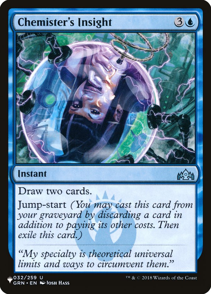 Chemister's Insight PLST-GRN-32 The List Magic card