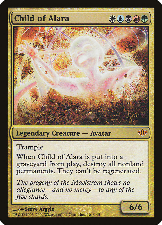 Child of Alara CON-101 Conflux Magic card