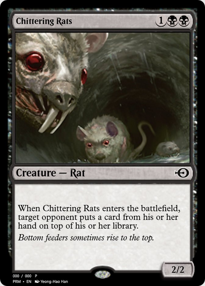 Chittering Rats PRM-62445 Magic Online Promos Magic card