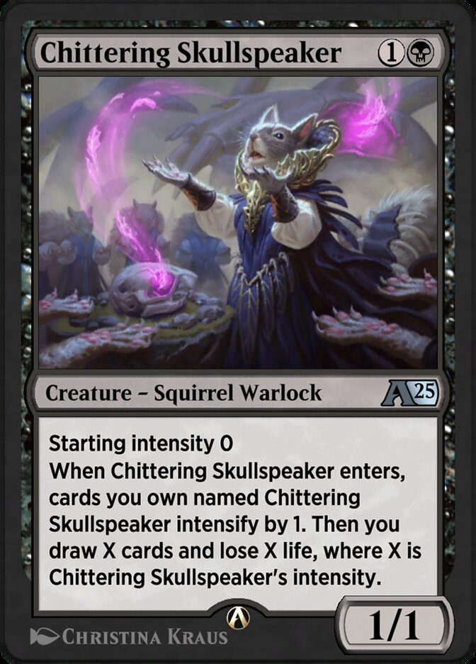 Chittering Skullspeaker YBLB-9 Alchemy: Bloomburrow Magic card