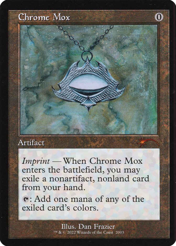 Chrome Mox SLC-2003 Secret Lair 30th Anniversary Countdown Kit Magic card