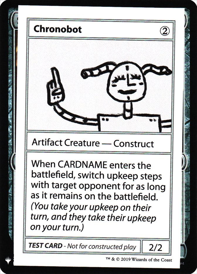 Chronobot CMB1-105 Mystery Booster Playtest Cards 2019 Magic card