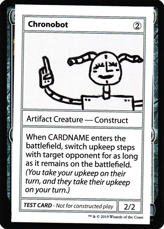 Chronobot CMB2-105 Mystery Booster Playtest Cards 2021 Magic card