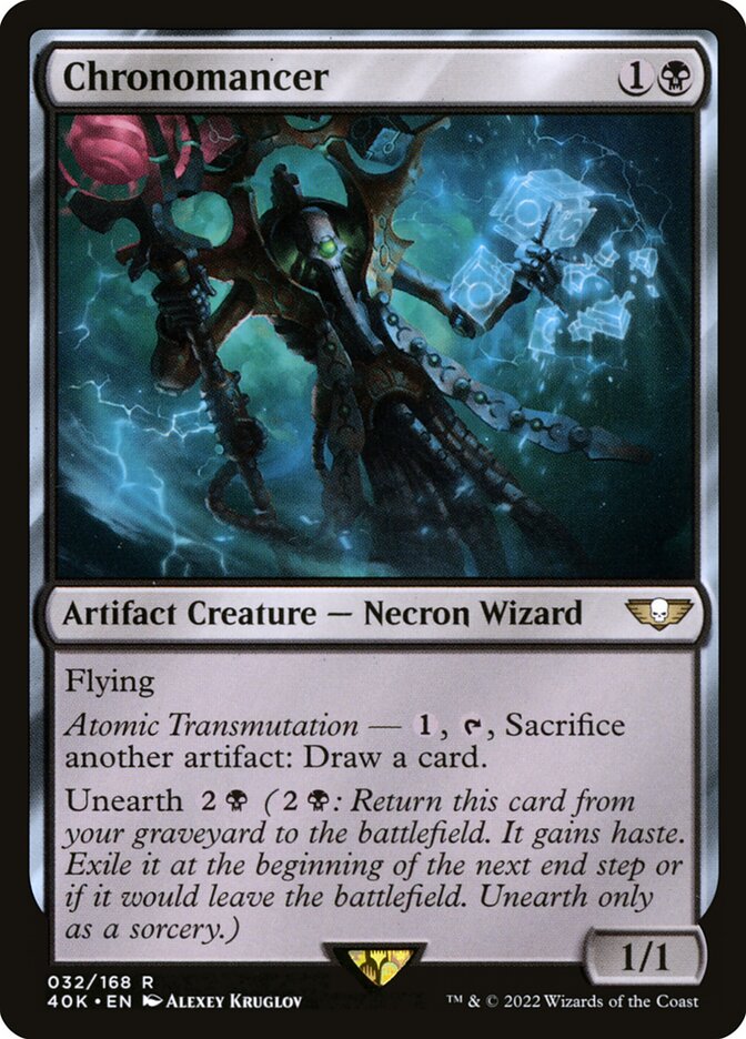 Chronomancer 40K-32 Warhammer 40,000 Commander Magic card