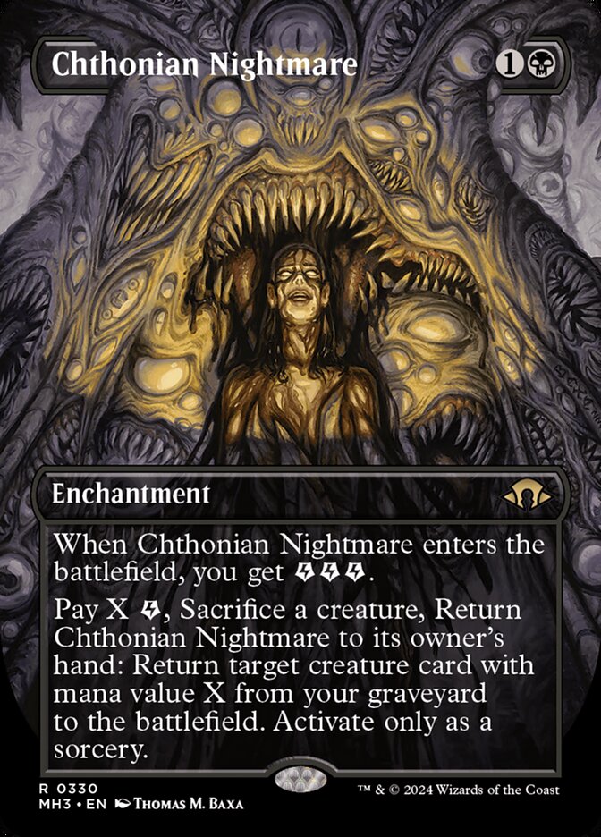 Chthonian Nightmare MH3-330 Modern Horizons 3 Magic card