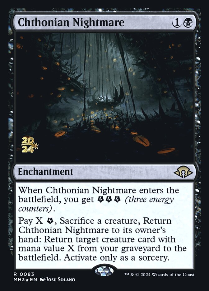 Chthonian Nightmare PMH3-83S Modern Horizons 3 Promos Magic card