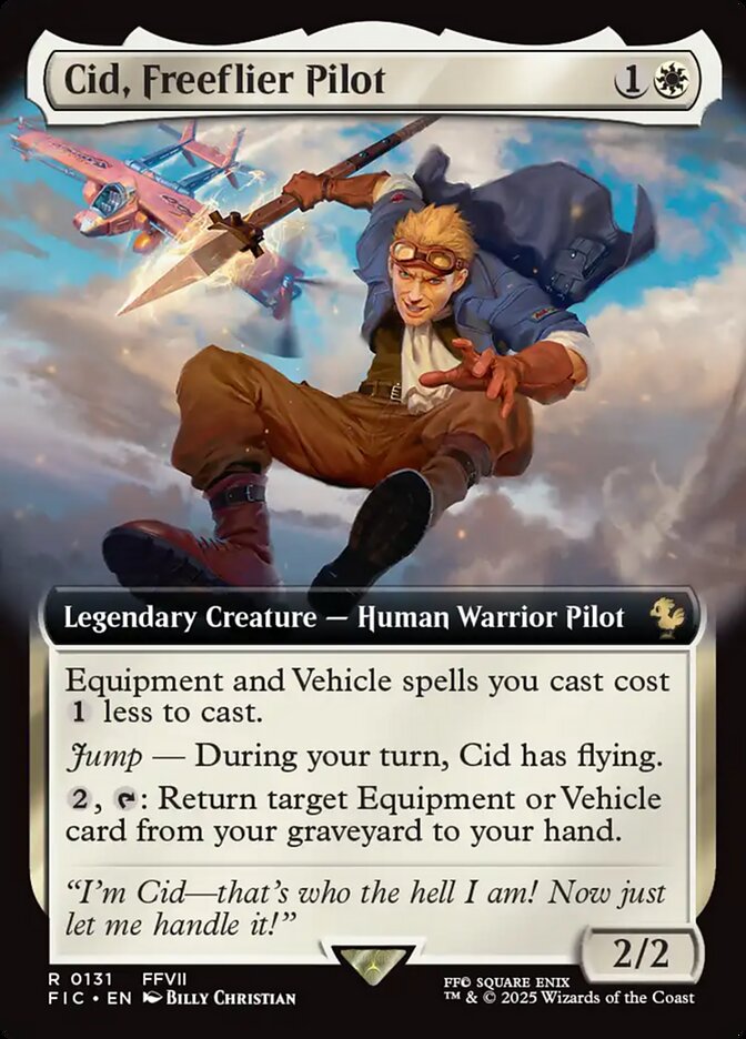 Cid, Freeflier Pilot FIC-131 Final Fantasy Commander Magic card