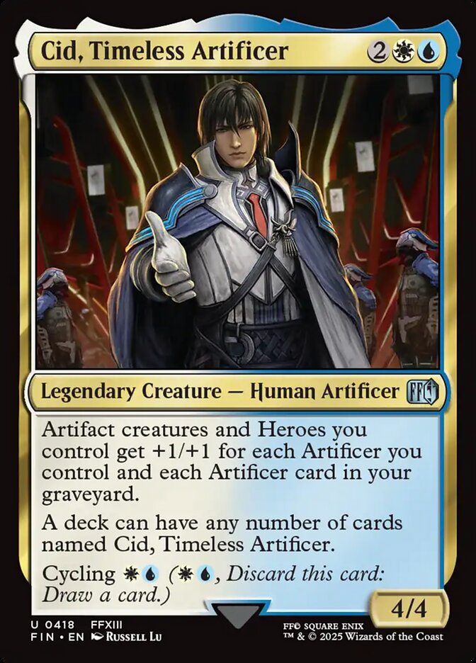 Cid, Timeless Artificer FIN-418 Final Fantasy Magic card