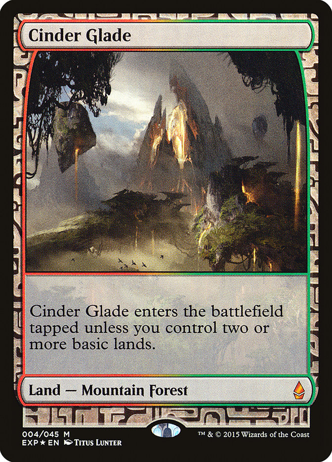 Cinder Glade EXP-4 Zendikar Expeditions Magic card
