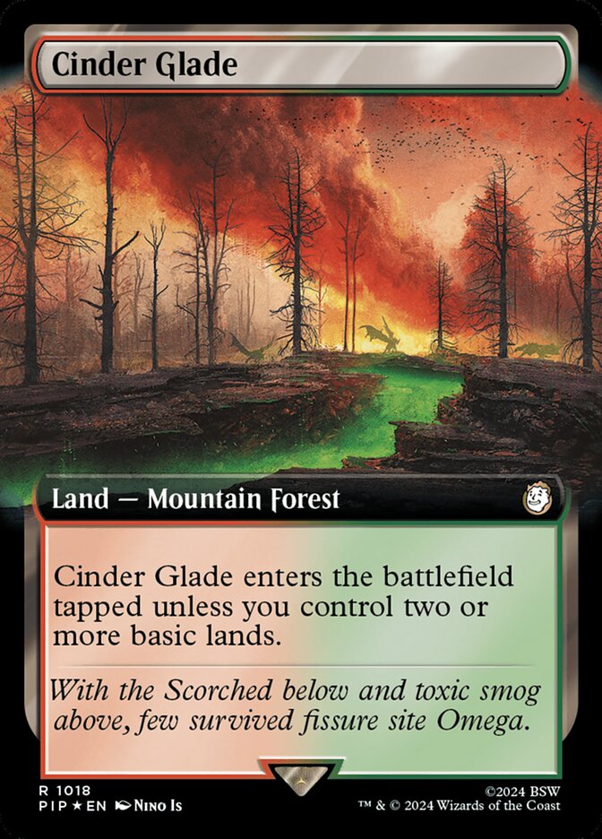Cinder Glade PIP-1018 Fallout Magic card