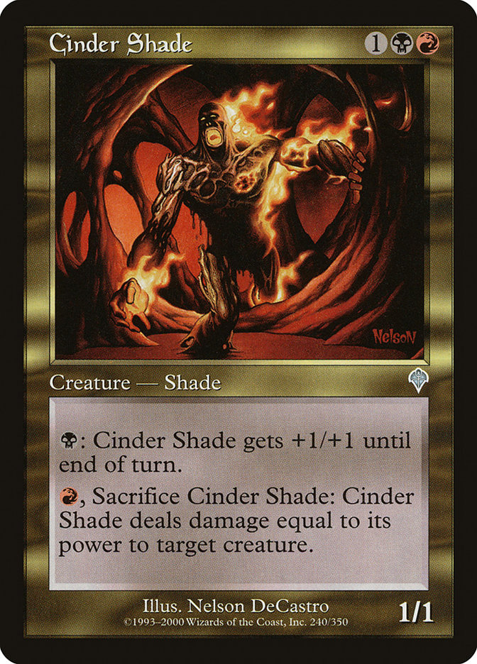 Cinder Shade INV-240 Invasion Magic card