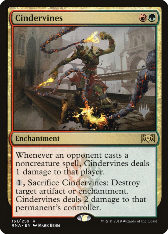 Cindervines PRNA-161P Ravnica Allegiance Promos Magic card