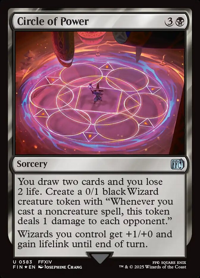 Circle of Power FIN-583 Final Fantasy Magic card