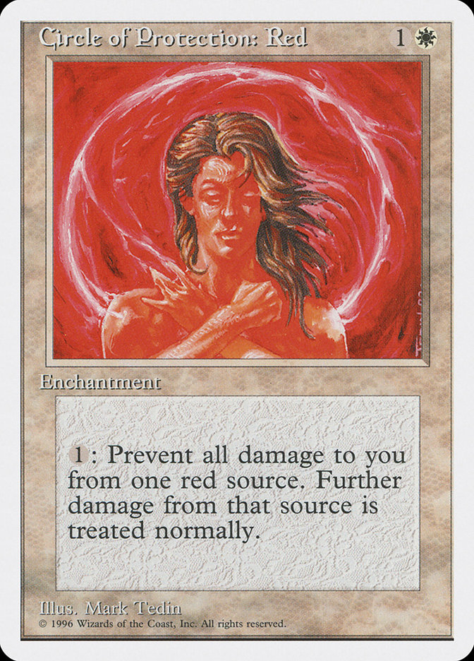 Circle of Protection: Red ITP-3 Introductory Two-Player Set Magic card