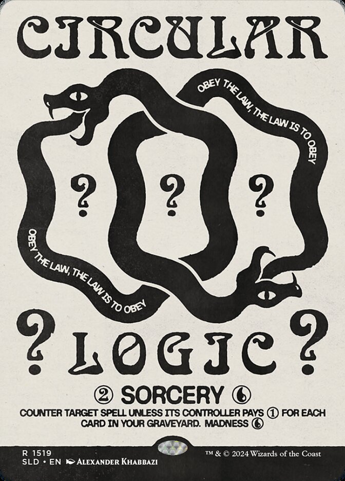 Circular Logic SLD-1519 Secret Lair Drop Magic card