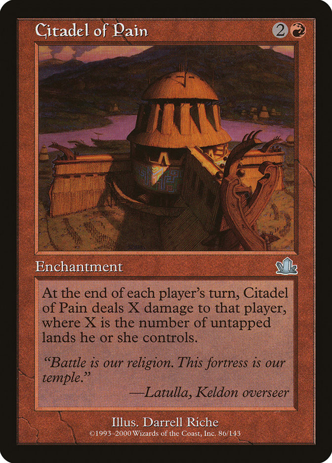 Citadel of Pain PCY-86 Prophecy Magic card