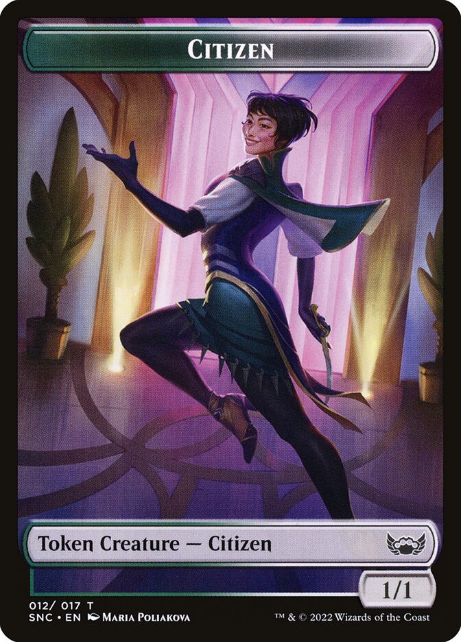 Citizen TSNC-12 Streets of New Capenna Tokens Magic card