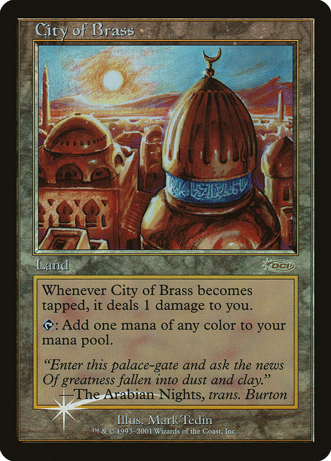 City of Brass PSUS-6 Junior Super Series Magic card
