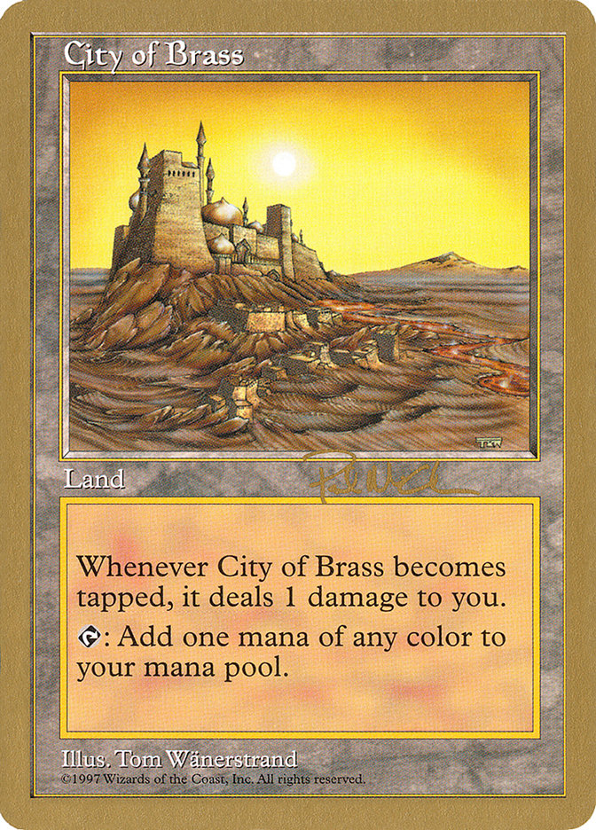 City of Brass WC97-PM413 World Championship Decks 1997 Magic card