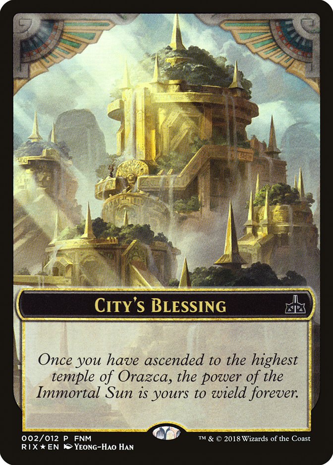 City's Blessing // Elemental F18-2 Friday Night Magic 2018 Magic card