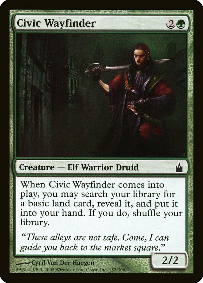 Civic Wayfinder RAV-157 Ravnica: City of Guilds Magic card