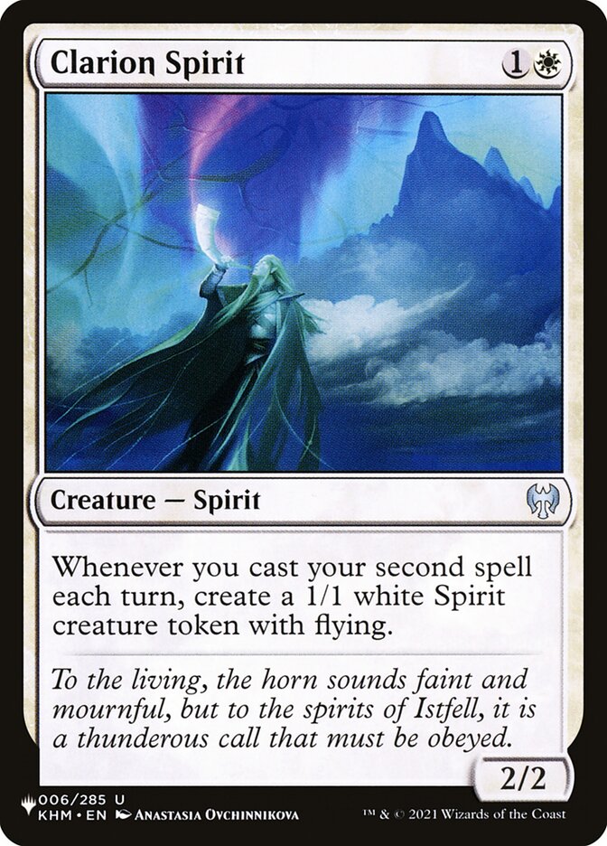 Clarion Spirit PLST-KHM-6 The List Magic card