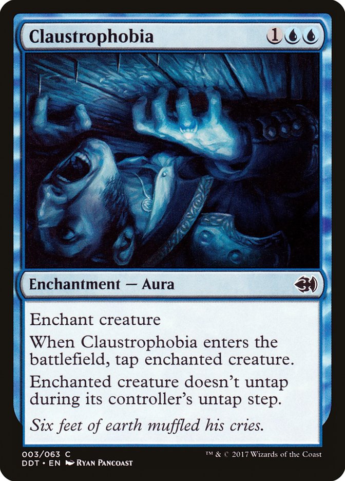 Claustrophobia DDT-3 Duel Decks: Merfolk vs. Goblins Magic card