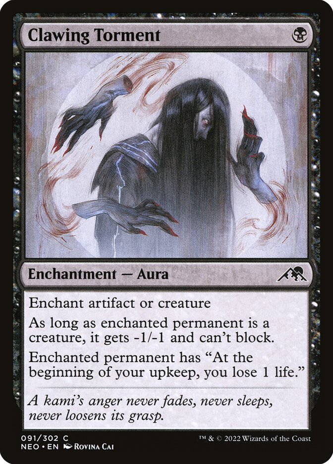 Clawing Torment NEO-91 Kamigawa: Neon Dynasty Magic card