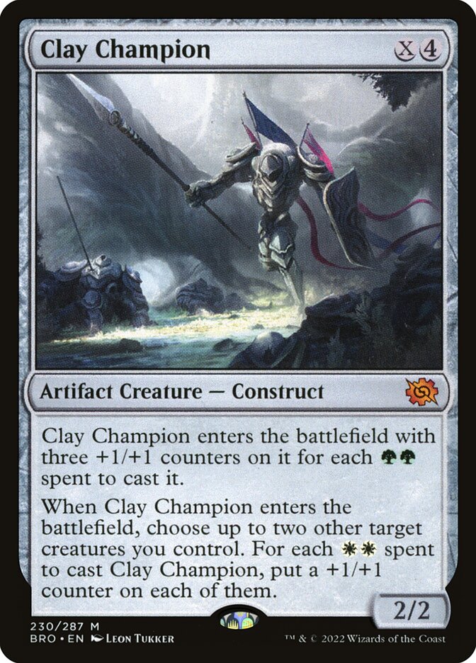 Clay Champion BRO-230 The Brothers' War Magic card