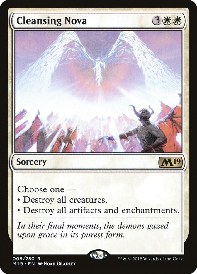 Cleansing Nova M19-9 Core Set 2019 Magic card