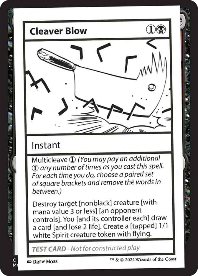 Cleaver Blow MB2-542 Mystery Booster 2 Magic card