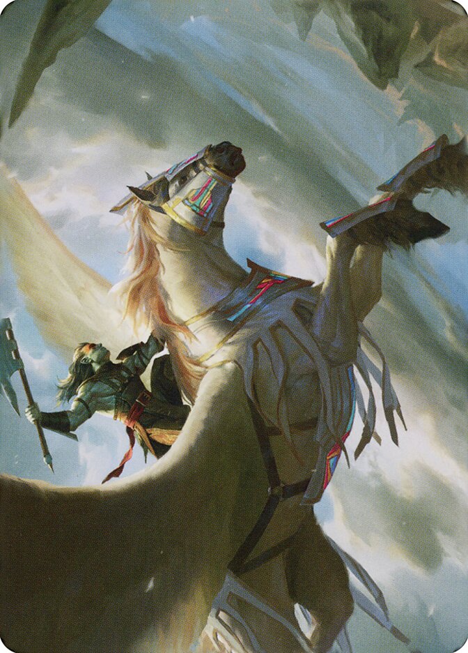 Cleaving Skyrider // Cleaving Skyrider ADMU-5 Dominaria United Art Series Magic card