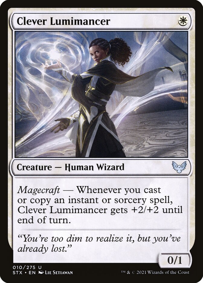 Clever Lumimancer STX-10 Strixhaven: School of Mages Magic card