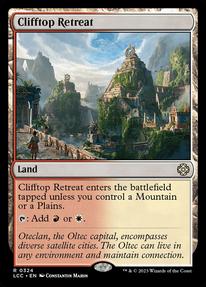 Clifftop Retreat LCC-324 The Lost Caverns of Ixalan Commander Magic card
