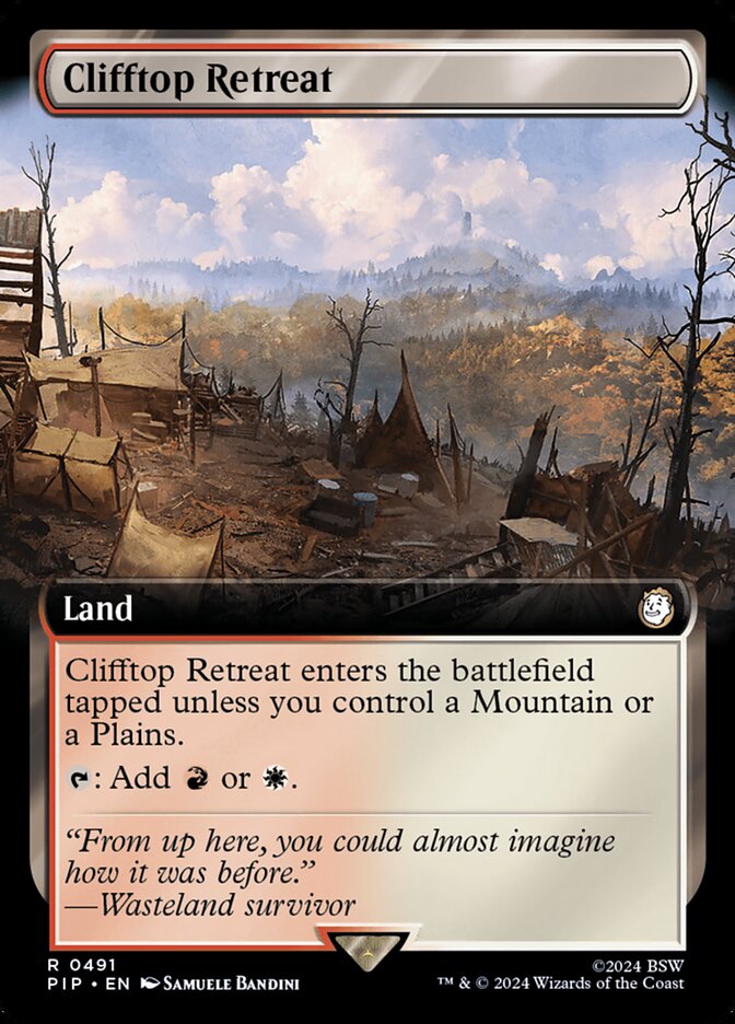 Clifftop Retreat PIP-491 Fallout Magic card