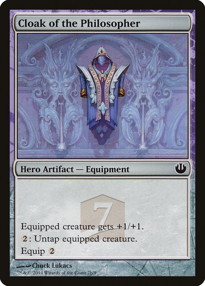 Cloak of the Philosopher THP3-7B Journey into Nyx Hero's Path Magic card