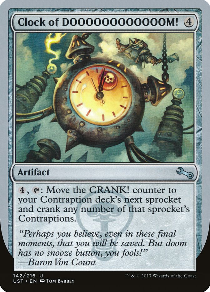 Clock of DOOOOOOOOOOOOM! UST-142 Unstable Magic card