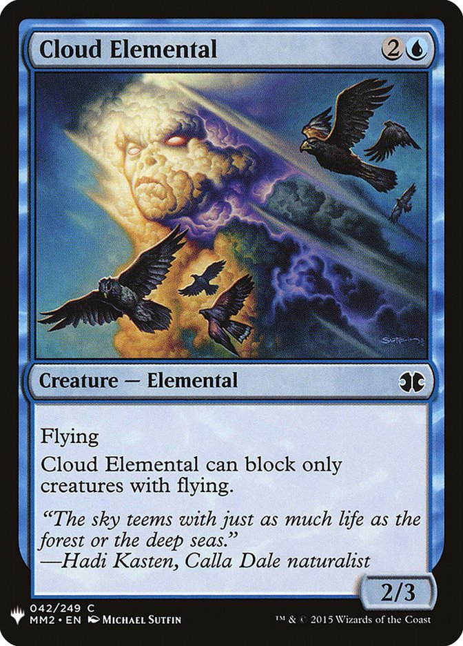 Cloud Elemental PLST-MM2-42 The List Magic card