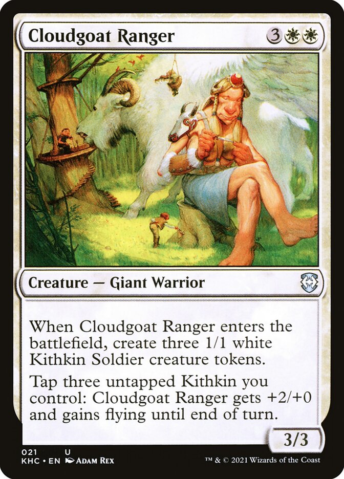 Cloudgoat Ranger KHC-21 Kaldheim Commander Magic card