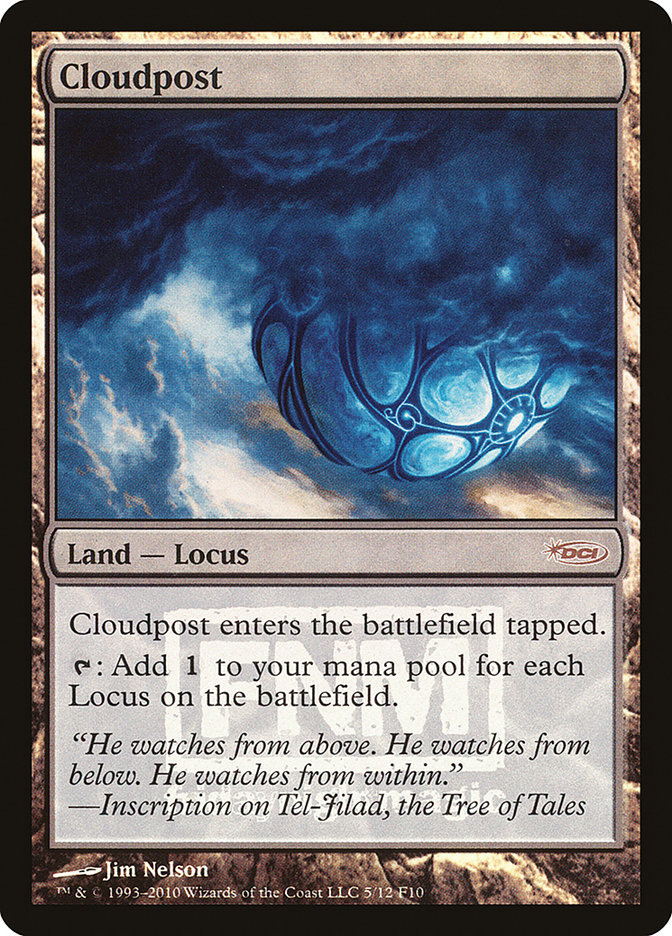 Cloudpost F10-5 Friday Night Magic 2010 Magic card