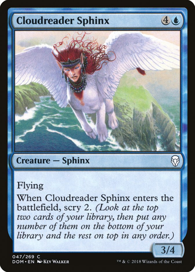 Cloudreader Sphinx DOM-47 Dominaria Magic card