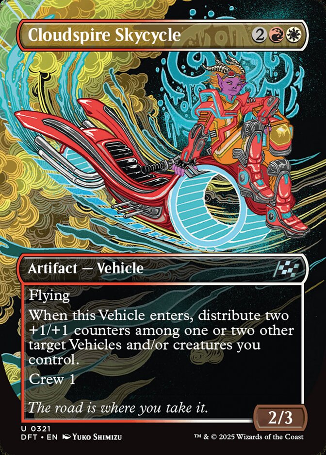 Cloudspire Skycycle DFT-321 Aetherdrift Magic card